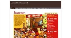 Desktop Screenshot of annalakshmi.info